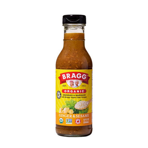 Bragg, Organic Ginger And Sesame Dressing, 12 Oz(Case Of 6) Bragg