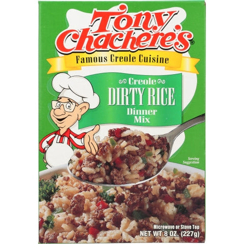 Tony Chachere's, Dirty Rice Dinner, 8 Oz(Case Of 12) Tony Chachere's