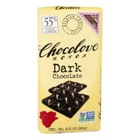 Chocolove, Dark Chocolate Bar, 3.2 Oz(Case Of 12) Chocolove