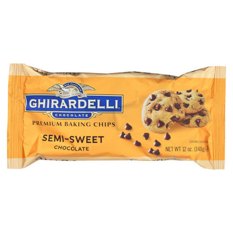 Ghirardelli, Se Mi Sweet Chocolate Chips, Case of 12 X 12 Oz Ghirardelli