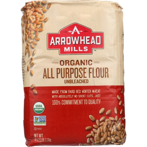 Arrowhead Mills, Flour White Unbleach Org, Case of 8 X 5 lb Arrowhead Mills