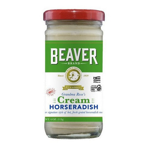 Beaver, Hot Cream Horseradish, 4 Oz(Case Of 12) Beaver