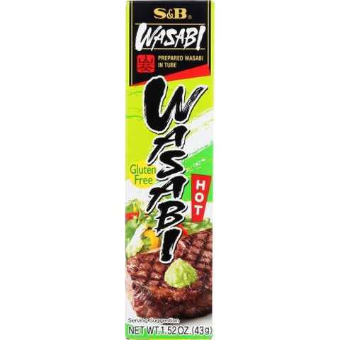 S & B, Paste Wasabi Tube Prem, 1.52 Oz(Case Of 10) S & B
