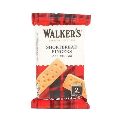 Walkers, Pure Butter Shortbread Cookies, 1.4 Oz(Case Of 24) Walkers