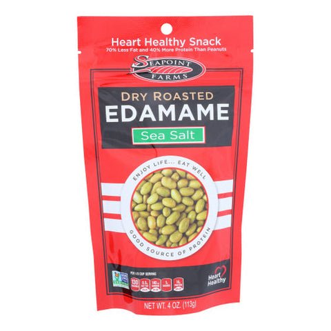 Sea Point Farms, Dry Roasted Lightly Salted Edamame, 4 Oz(Case Of 12) Sea Point Farms
