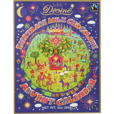 Divina, Chocolate Advent Calendar, 3 Oz(Case Of 24) Divina