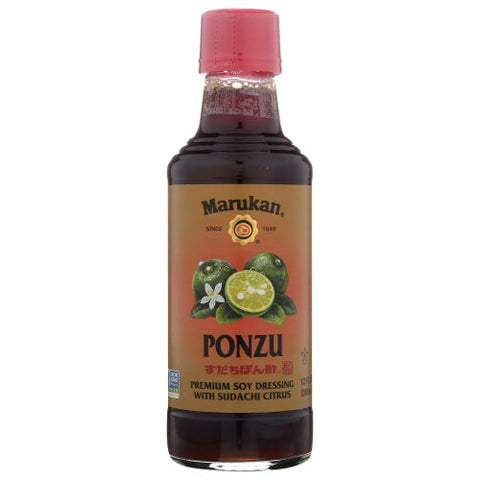 Marukan, Ponzu Premium Soy Dressing With Sudachi Citrus, 12 Oz(Case Of 6) Marukan