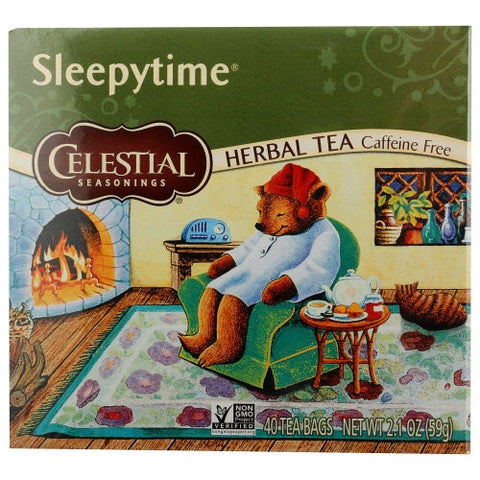 Celestial Seasonings, Sleepytime Herbal Tea Caffeine Free, 40 Bags(Case Of 6) Celestial Seasonings