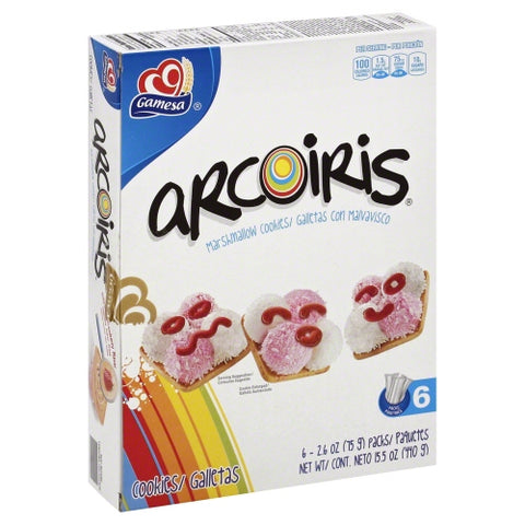 Cookie Arcoiris Mrshmlw Case of 12 X 15.5 Oz by Gamesa