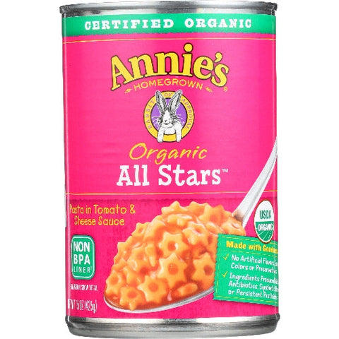 Annie's Homegrown, Pasta All Stars Org, 15 Oz Annie's Homegrown