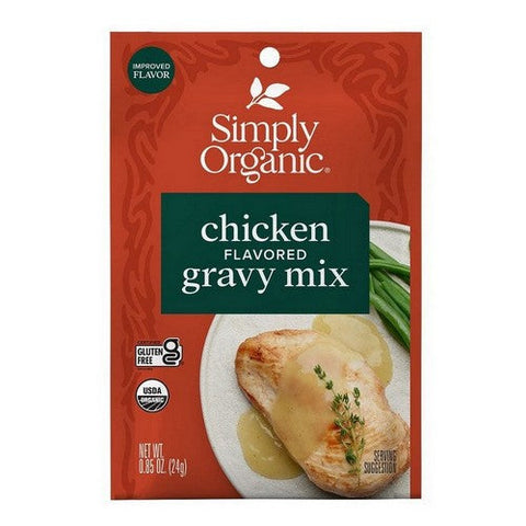 Simply Organic, Organic Chicken Flavored Gravy Mix, 0.85 Oz Simply Organic