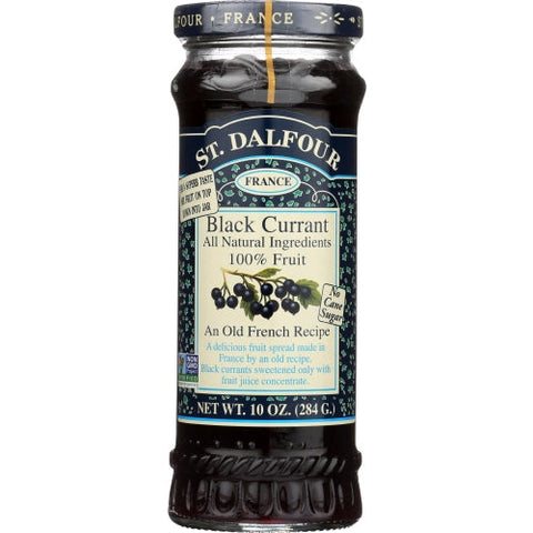 St.Dalfour, Black Currant Preserves Jar , 10 Oz(Case Of 6) St Dalfour