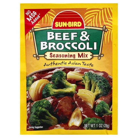 Sunbird, Mix Ssnng Beef Broc, 1 Oz(Case Of 24) Sunbird