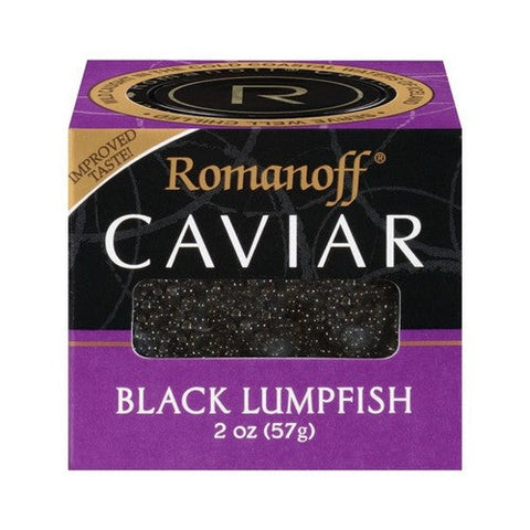 Romanoff, Caviar Black Lumpfish, 2 Oz(Case Of 6) Romanoff