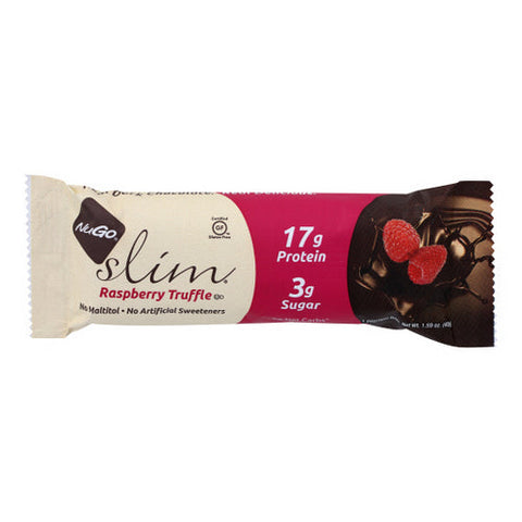 Nugo, Slim Raspberry Truffle Bar, 1.59 Oz(Case Of 12) Nugo