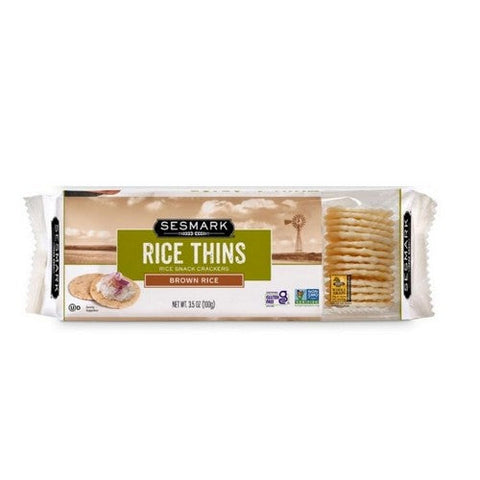 Sesmark, Rice Thin Sesame, 4.25 Oz(Case Of 12) Sesmark