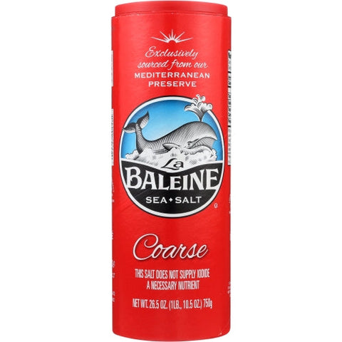La Baleine, Sea Salt Course, Case of 12 X 26.5 Oz La Baleine