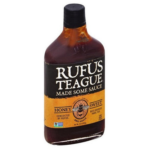 Rufus Teague, Honey Sweet Gluten Free Barbecue Sauce, 15.25 Oz(Case Of 6) Rufus Teague