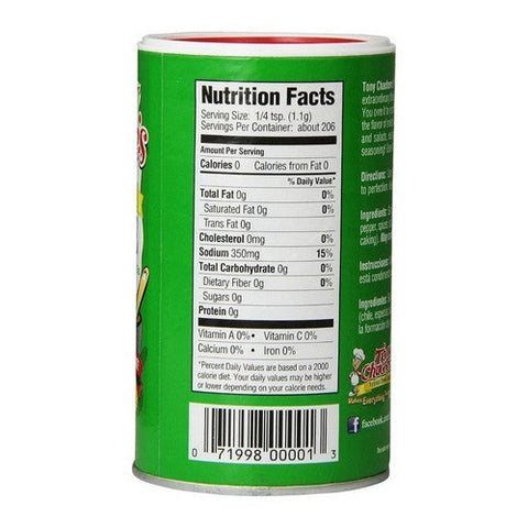 Tony Chachere's, Original Creole Seasoning, Case of 6 X 8 Oz Tony Chachere's