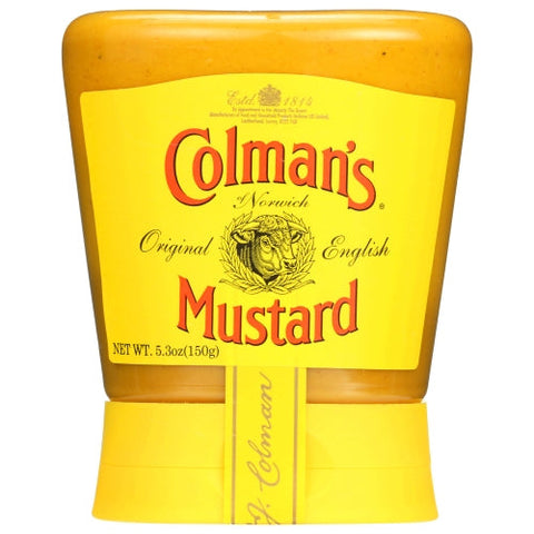 Colmans, Mustard Squeezy, 5.3 Oz(Case Of 6) Colmans