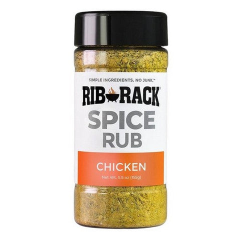 Rib Rack, Chicken Spice Rub Seasoning, 5.5 Oz(Case Of 6) Rib Rack