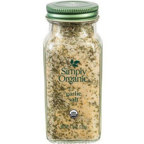 Simply Organic, Organic Garlic Salt, 4.7 Oz(Case Of 6) Simply Organic