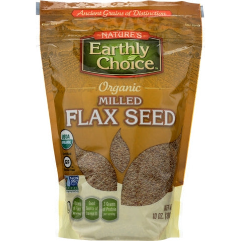Natures Earthly Choice, Seed Flax Milled, 10 Oz(Case Of 6) Natures Earthly Choice