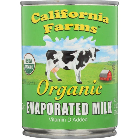 California Farms, Milk Evaporated Org, 12 Oz(Case Of 12) California Farms