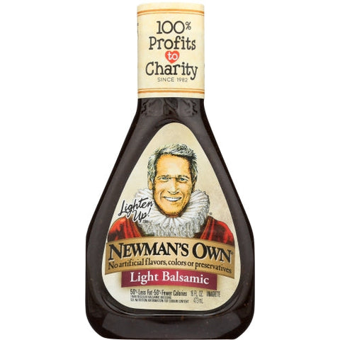 Newman's Own, Lighten Up! Light Balsamic Vinaigrette, 16 Oz(Case Of 6) Newman's Own