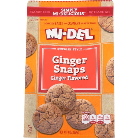 Midel, Cookie Ginger Snap Flvrd, 10 Oz(Case Of 8) Midel