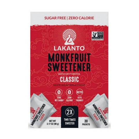 Lakanto, Monkfruit Sweetener Classic, 3.17 Oz(Case Of 8) Lakanto