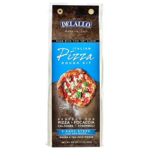 Delallo, Pizza Dough Kit, 17.6 Oz(Case Of 10) Delallo