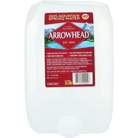 Arrowhead Water, Water Spring, 2.5 Gallons(Case Of 2) Arrowhead Water