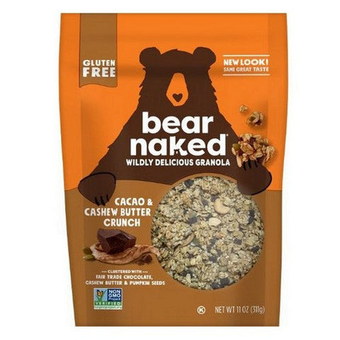Bear Naked, Soft Baked Granola Cacao + Cashew Butter, 11 Oz(Case Of 6) Bear Naked