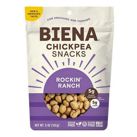 Biena, Chickpea Snacks  Rockin' Ranch, 5 Oz(Case Of 8) Biena