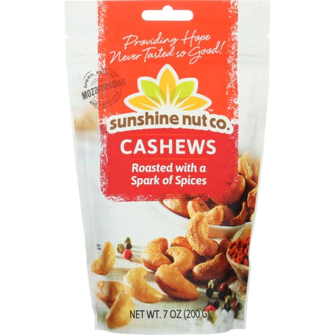 Sunshine Nut Company, Cashews Rstd Spices, 7 Oz(Case Of 6) Sunshine Nut Company