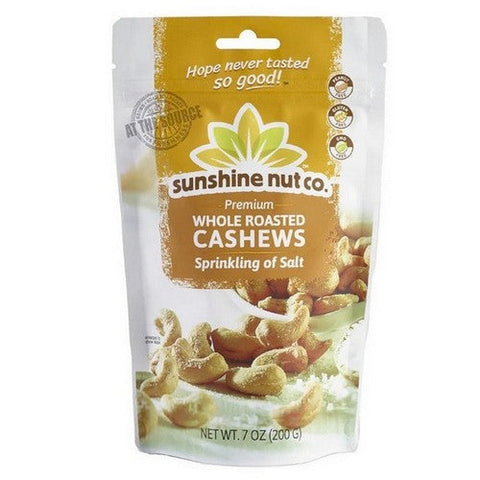 Sunshine Nut Company, Cashew S  Salted  Roasted, 7 Oz(Case Of 6) Sunshine Nut Company