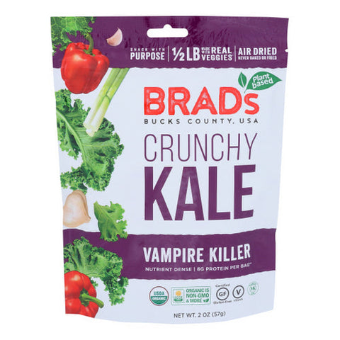 Brads Plant Based, Raw Crunch  Vampire Killer, 2 Oz(Case Of 12) Brads Plant Based