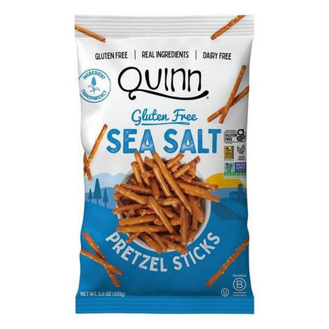 Quinn, Quinn Snacks Pretzels Sea Salt, 5.6 Oz(Case Of 8) Quinn