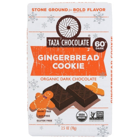 Taza Chocolate, Choc Gngrbrd Cookie, 2.5 Oz(Case Of 10) Taza Chocolate
