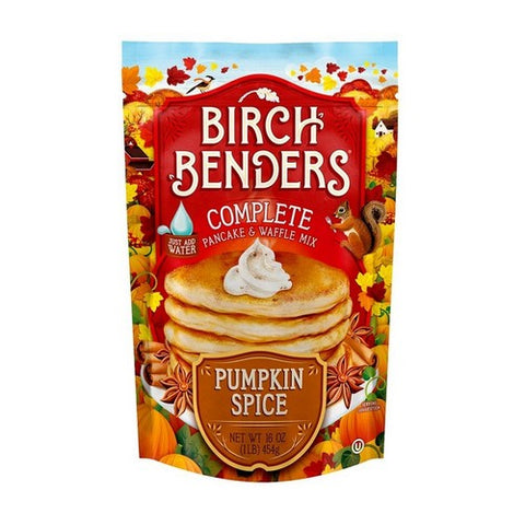 Birch Benders, Pancake And Waffle Mix Pumpkin Spice, 16 Oz(Case Of 6) Birch Benders