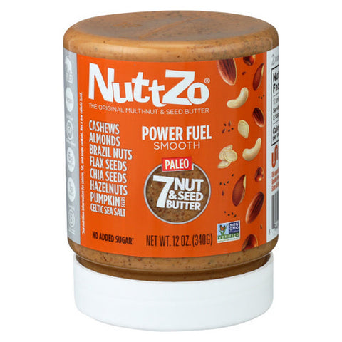 Nuttzo, Smooth Power Fuel, 12 Oz(Case Of 6) Nuttzo