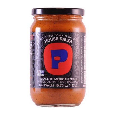 Papalote Salsa, Roasted Tomato House Salsa, 15.75 Oz(Case Of 12) Papalote Salsa