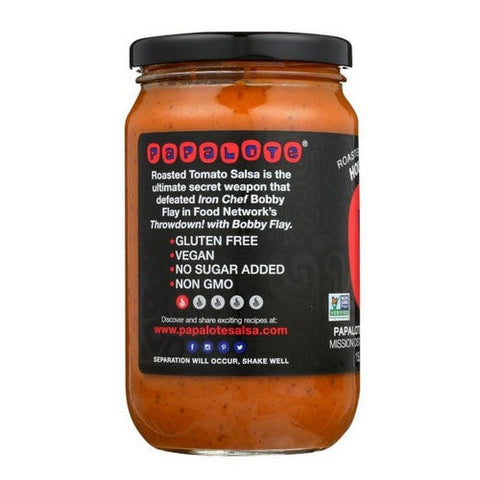 Papalote Salsa, Roasted Tomato House Salsa, 15.75 Oz(Case Of 12) Papalote Salsa