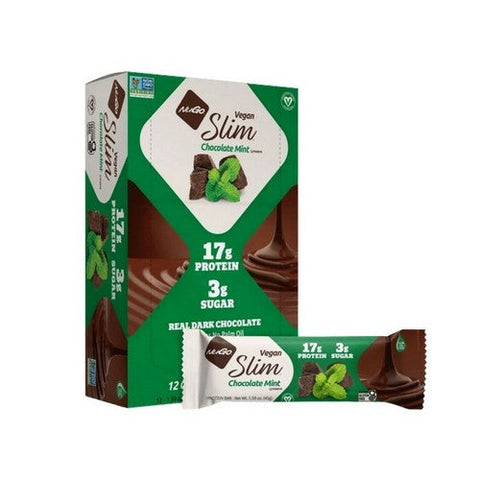 Nugo, Slim Bar Chocolate Mint, 1.59 Oz(Case Of 12) Nugo