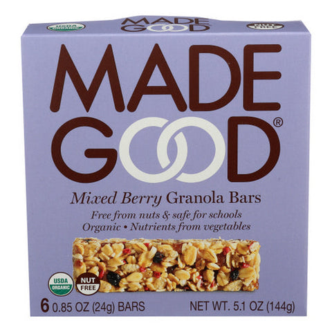 Madegood, Granola Bar  Mixed Berry, 5.1 Oz(Case Of 6) Madegood