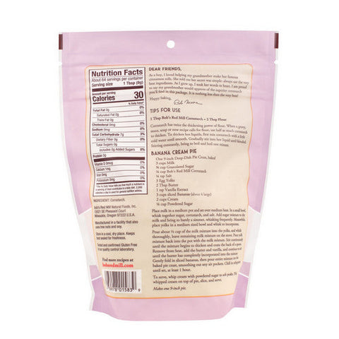 Bobs Red Mill, Cornstarch, 18 Oz(Case Of 4) Bobs Red Mill