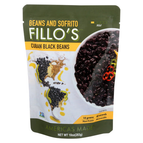 Fillos, Beans  Cuban Black Beans, 10 Oz(Case Of 6) Fillos