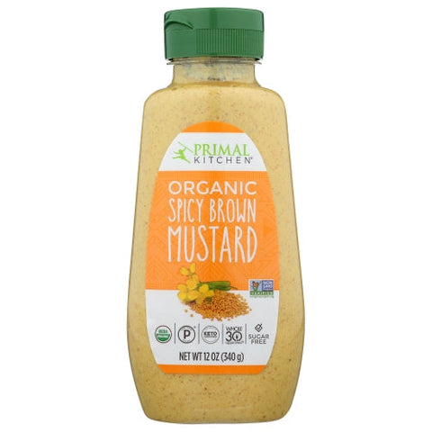 Primal Kitchen, Mustard Spicy Brown, 12 Oz(Case Of 6) Primal Kitchen