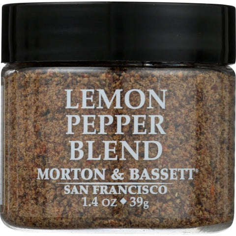 Morton & Bassett, Seasoning Lemon Pepp Blnd, 1.4 Oz(Case Of 3) Morton & Bassett